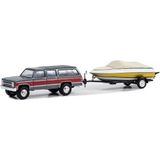 paraply Greenlight 1/64 1987 Chevrolet Suburban K20 Silverado Kız Erkek Çocuk Oyuncak Eğitici Oyuncaklar - Çok Renkli