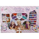 paraply Hobi Set 3 In 1 Set Boncuk Takı Tasarım Seti Kız Erkek Çocuk Oyuncak Eğitici Oyuncaklar - Çok Renkli