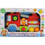 paraply Ingilizce ve Ispanyolca Konuşan Itfaiye Kız Erkek Çocuk Oyuncak Eğitici Oyuncaklar - Çok Renkli