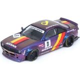 paraply Inno 1/64 Nissan Silvia S14 Boss Rocket Bunny Purple Kız Erkek Çocuk Oyuncak Eğitici Oyuncaklar - Çok Renkli
