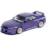 paraply Inno 1/64 Nissan Skyline Gt-R (R33) ''pandem Rocket Bunny'' Purple Kız Erkek Çocuk Oyuncak Eğitici O - Çok Renkli