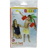 paraply Intex Çift Boğumlu Kırmızı Kolluk 25X17CM (6-12 Yaş) Kız Erkek Çocuk Oyuncak Eğitici Oyuncaklar - Çok Renkli
