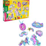 paraply Kalıba Dök ve Boya Simli Unicorn Kız Erkek Çocuk Oyuncak Eğitici Oyuncaklar - Çok Renkli