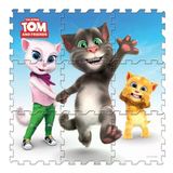 Paraply Konuşan Kedi Tom Eva Yer Matı Kız Erkek Çocuk Oyuncak Eğitici Oyuncaklar