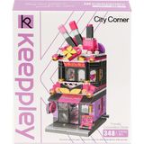 paraply KP0103 Keeppley Cosmetics Store Blok Seti -Vagon Life Kız Erkek Çocuk Oyuncak Eğitici Oyuncaklar - Çok Renkli
