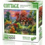 paraply Ks Games Autumn At The Lake House Puzzle 1000 Parça Kız Erkek Çocuk Oyuncak Eğitici Oyuncaklar - Çok Renkli