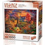 paraply Ks Games Autumn Village Puzzle 1000 Parça 20671 Kız Erkek Çocuk Oyuncak Eğitici Oyuncaklar - Çok Renkli