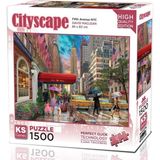 paraply Ks Games Fifth Avenue Nyc Puzzle 1500 Parça 22045 Kız Erkek Çocuk Oyuncak Eğitici Oyuncaklar - Çok Renkli