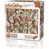paraply Ks Puzzle 1000 Parça Art Gallery No. 10 Abstract Composition Kız Erkek Çocuk Oyuncak Eğitici Oyuncak - Çok Renkli
