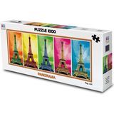 paraply Ks Puzzle 1000 Parça Panoramik Pop Art Eyfel Kulesi Kız Erkek Çocuk Oyuncak Eğitici Oyuncaklar - Çok Renkli