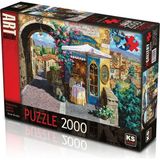 paraply Ks Puzzle 2000 Parça Ristorante Antico Martini Kız Erkek Çocuk Oyuncak Eğitici Oyuncaklar - Çok Renkli