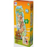 paraply Ks Puzzle 52 Parça Atlar Xl Çerçevesiz Kız Erkek Çocuk Oyuncak Eğitici Oyuncaklar - Çok Renkli