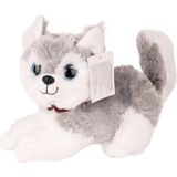 paraply KZL-1611001 Peluş Sesli Havlayan Köpek 25CM Kız Erkek Çocuk Oyuncak Eğitici Oyuncaklar - Çok Renkli