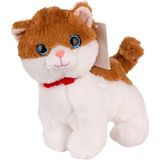 paraply KZL-2311010 Peluş Miyavlayan Kedi Kız Erkek Çocuk Oyuncak Eğitici Oyuncaklar - Çok Renkli
