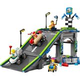 paraply LEGO City Senin Kuralların: Yarış Arabası Rampa Parçası Kız Erkek Çocuk Oyuncak Eğitici Oyuncaklar - Çok Renkli