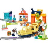 paraply LEGO Duplo Kasabası Büyük Interaktif Mahalle Treni Kız Erkek Çocuk Oyuncak Eğitici Oyuncaklar - Çok Renkli