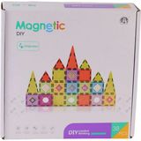 paraply Magnetic Tiles 38 Parça Kız Erkek Çocuk Oyuncak Eğitici Oyuncaklar - Çok Renkli