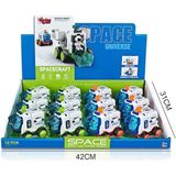 paraply MG-D400-42 Sürtmeli Astronotlu Uzay Aracı - 1ADET Stokta Olan Gönderilir Kız Erkek Çocuk Oyuncak Eği - Çok Renkli