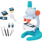 paraply Mikroskop Seti 100X/600X/1200X 28 Parça Kız Erkek Çocuk Oyuncak Eğitici Oyuncaklar - Çok Renkli