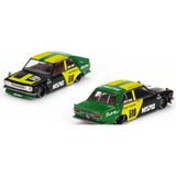 paraply Mini Gt 1/64 Datsun Street 510 Racing V2 KHMG131 Kız Erkek Çocuk Oyuncak Eğitici Oyuncaklar - Çok Renkli