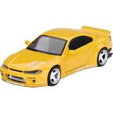 paraply Mini Gt 1/64 Nissan Silvia (S15) Rocket Bunny Bronze Yellow MGT00643 Kız Erkek Çocuk Oyuncak Eğitici - Çok Renkli
