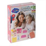 Paraply Ony-407 Ahşap Minyatür Ev Eşyaları Kız Erkek Çocuk Oyuncak Eğitici Oyuncaklar