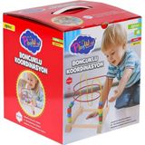 paraply ONY-410 Ahşap Boncuklu Koordinasyon -Onyıl Oyuncak Kız Erkek Çocuk Oyuncak Eğitici Oyuncaklar - Çok Renkli