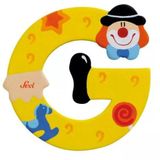 Paraply Palyanço Ahşap Harf G Kız Erkek Çocuk Oyuncak Eğitici Oyuncaklar