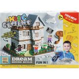 paraply Paulinda Magic Cement Dream House Build Hobi Set 550 gr Kız Erkek Çocuk Oyuncak Eğitici Oyuncaklar - Çok Renkli