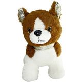 paraply PB30779-23 Peluş Ayakta Köpek 23CM - 1ADET Stokta Olan Gönderilir Kız Erkek Çocuk Oyuncak Eğitici Oy - Çok Renkli