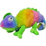 paraply Peluş 40CM Bukalemun -Hly Kız Erkek Çocuk Oyuncak Eğitici Oyuncaklar - Çok Renkli