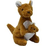 paraply Peluş 40CM Kanguru Halley Kız Erkek Çocuk Oyuncak Eğitici Oyuncaklar - Çok Renkli
