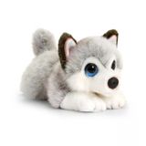 Paraply Peluş Köpek Husky 25Cm Kız Erkek Çocuk Oyuncak Eğitici Oyuncaklar