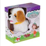 Paraply Pft-B019 Yürüyen Tasmalı Peluş Köpek Kız Erkek Çocuk Oyuncak Eğitici Oyuncaklar
