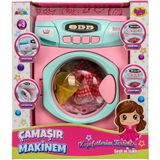 paraply Pilli Büyük Boy Çamaşır Makinesi 02608 Kız Erkek Çocuk Oyuncak Eğitici Oyuncaklar - Çok Renkli