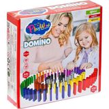 paraply Playwood Ahşap Domino Oyunu Kız Erkek Çocuk Oyuncak Eğitici Oyuncaklar - Çok Renkli