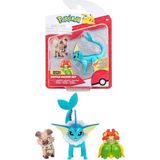 paraply Pok 95155-L Pokemon Battle 3'lü Figür Seti Seri -Necotoys Kız Erkek Çocuk Oyuncak Eğitici Oyuncaklar - Çok Renkli