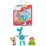 Paraply Pok 95155-L Pokemon Battle 3'Lü Figür Seti Seri -Necotoys Kız Erkek Çocuk Oyuncak Eğitici Oyuncaklar