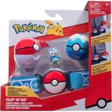paraply Pok 95283-U Pokemon Clip N Go Pokeball Kemer ve Figür Seti Seri 1 -Necotoys Kız Erkek Çocuk Oyuncak - Çok Renkli