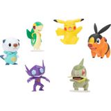 paraply Pokemon Battle 6'lı Figür Seti Kız Erkek Çocuk Oyuncak Eğitici Oyuncaklar - Çok Renkli