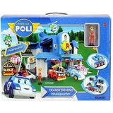 paraply Polı 83304 Ana Merkez Transformers Oyun Seti Kız Erkek Çocuk Oyuncak Eğitici Oyuncaklar - Çok Renkli