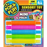 paraply Pop & Play Tubes Duyusal Stres Oyuncağı Mini 5'li Kız Erkek Çocuk Oyuncak Eğitici Oyuncaklar - Çok Renkli