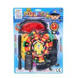 Paraply Prestij Oyuncak Polis Seti Siyah Kız Erkek Çocuk Oyuncak Eğitici Oyuncaklar
