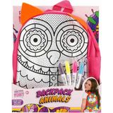paraply Pretty Pinky Boyanabilir Desenli Baykuş Sırt Çantası Kız Erkek Çocuk Oyuncak Eğitici Oyuncaklar - Çok Renkli