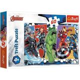 paraply PUZZLE-17357 Marvel The Avengers 60 Parça Puzzle Kız Erkek Çocuk Oyuncak Eğitici Oyuncaklar - Çok Renkli