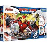paraply PUZZLE-41007 Süper Maxi Avengers 24 Parça Çocuk Puzzle Kız Erkek Çocuk Oyuncak Eğitici Oyuncaklar - Çok Renkli