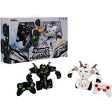 paraply R/c Robot Battle Dövüşen Ikili Kız Erkek Çocuk Oyuncak Eğitici Oyuncaklar - Çok Renkli