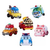 Paraply Robocar Poli Gogo Rescue Deluxe 6'Lı Set Kız Erkek Çocuk Oyuncak Eğitici Oyuncaklar