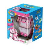 Paraply Robocar Poli Transforming Robot Figür Amber Kız Erkek Çocuk Oyuncak Eğitici Oyuncaklar