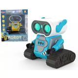 Paraply S-023 4568 Mavi-Sarı Uk Ff Şarjlı 2 4G Robot Araba Kız Erkek Çocuk Oyuncak Eğitici Oyuncaklar